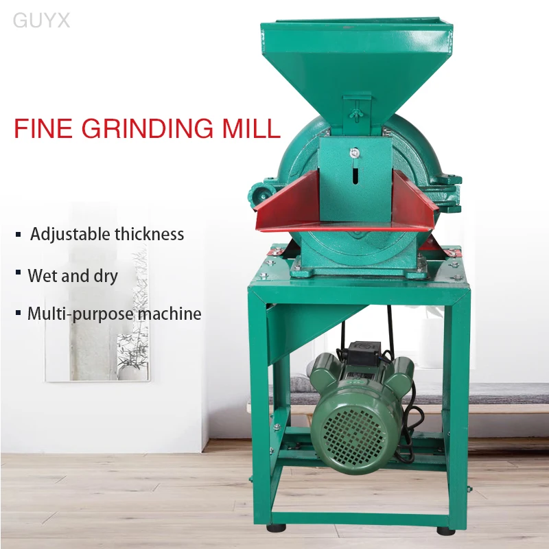 

Electric grains crusher corn feed rice bean ultrafine herbs medicine food mill powder grinding machine machine with moto