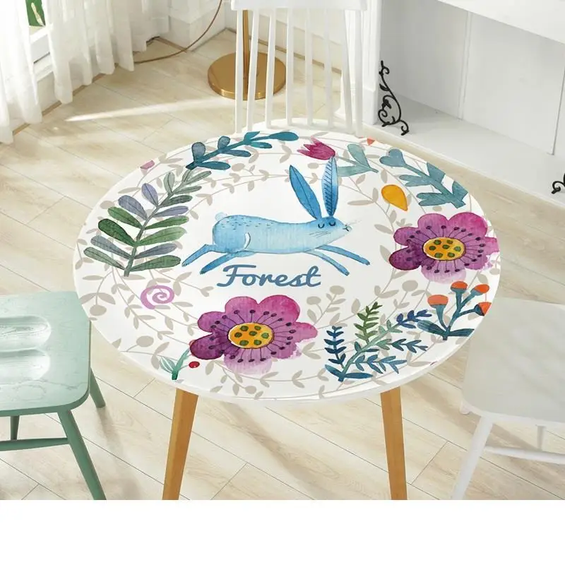 Обеденный пластиковый обрус Kuchenny Tafel Kleed Свадебный водонепроницаемый круглый Toalha