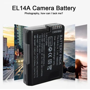 

Lithium Polymer Battery EN-EL14 1500mAh 7.4V Camera Li-ion Battery Pack For Nikon D5200 D3100 D3200 D5100 P7000 P7100 MH-24