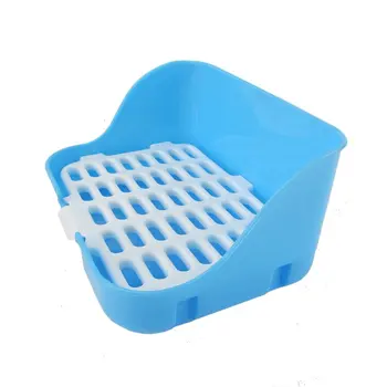 

Pet Corner Square Shape Toilet for Rabbits Cats Dogs Cleaning Pets Bathroom Cute for Household Petware Clean Toilet