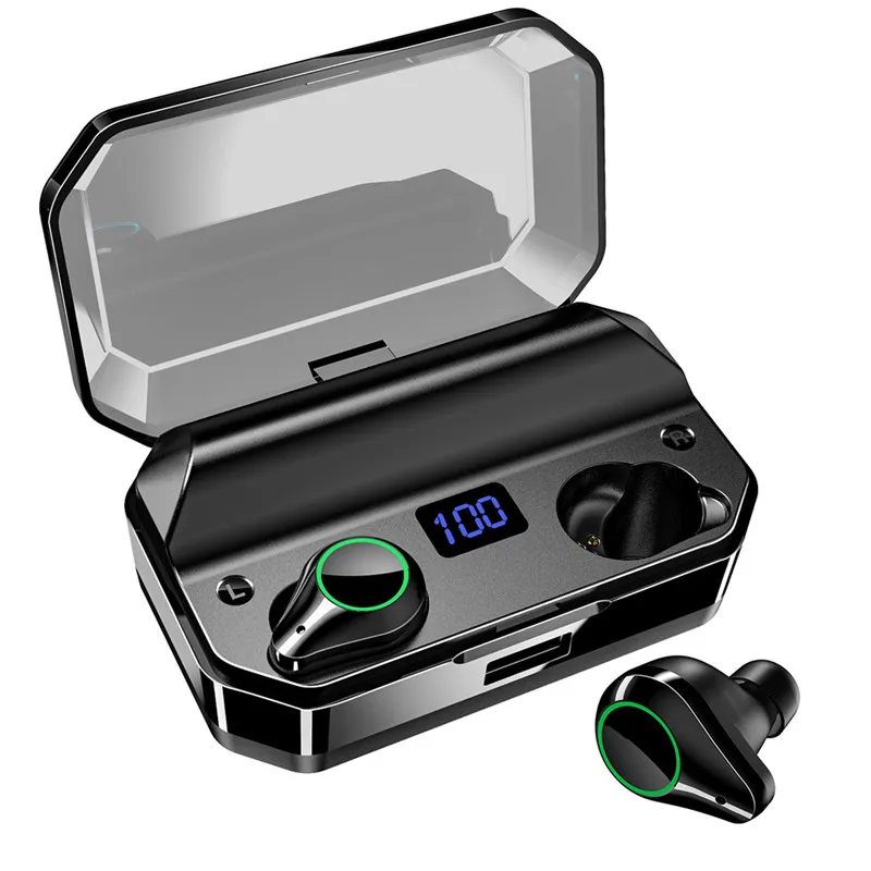 Наушники VOBERRY True Bluetooth 5,0 TWS, Беспроводные спортивные наушники с громкой связью, стерео игровая гарнитура с зарядным устройством#2