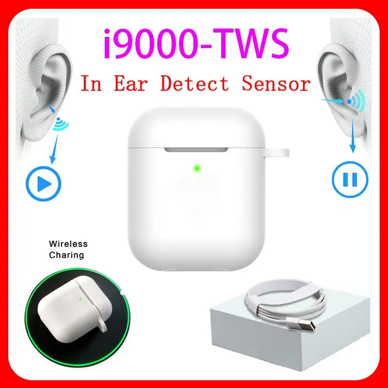 

Original i9000 TWS 1:1 In-ear H1 Aire 2 Bluetooth Earphone Mini Wireless Earbud Headphone Aire2 Headset PK W1 Chip elari Kulakli