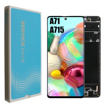 

6.7" Original AMOLED For Samsung Galaxy A71 LCD Touch Digitizer Sensor Glass Assembly For Samsung A71 Display A715F A715 A715FD