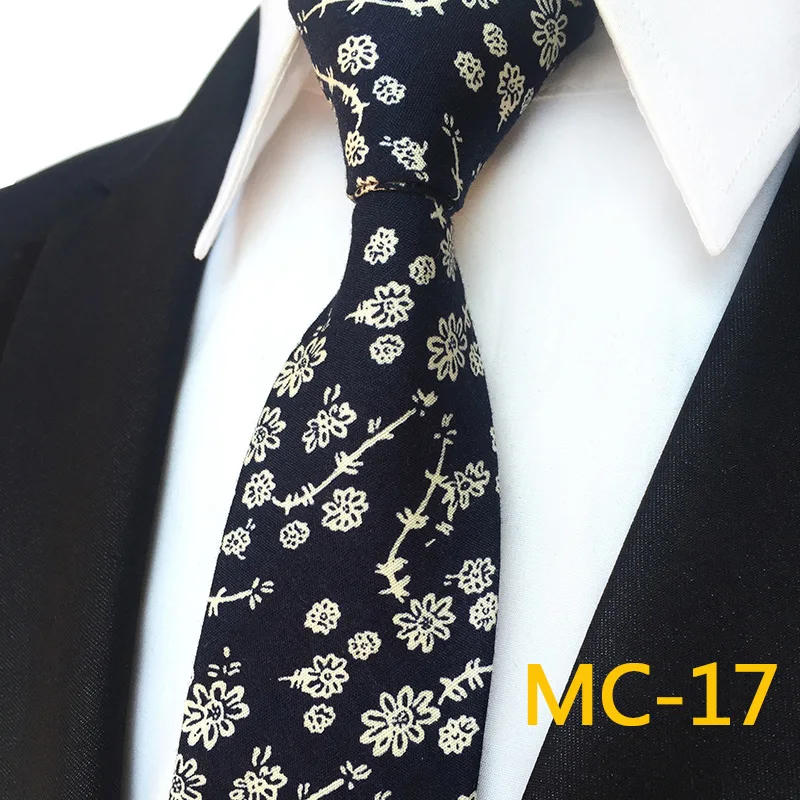 Necktie Мужской Жаккардовый тканый хлопковый галстук с узором пейсли и цветами для свадьбы, банкета, вечерние галстуки, новые Узкие галстуки с рисунком стрелы, 6 см, цветочный галстук в деловом стиле - Цвет: Necktie