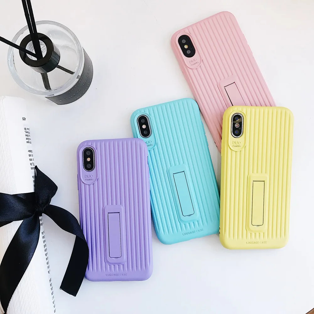 

Original Bracket Soft TPU Case Phone Case for Iphone X XR XS Max Drop Shockproof Silicone Case for IPhone 6 6S 6S Plus 7 8 Plus