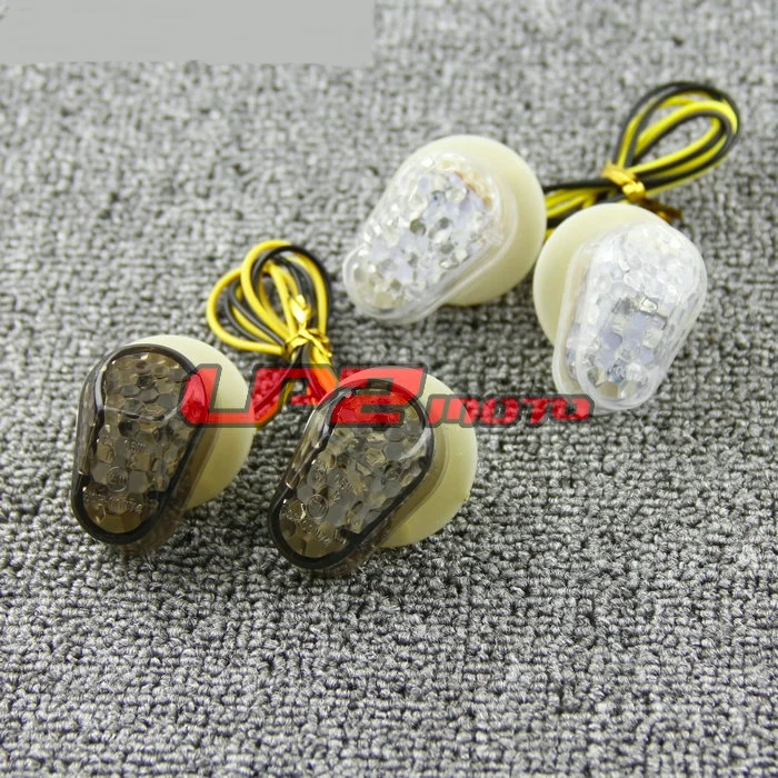 

Turn Signal LED Amber Light Lamp Indicator Waterproof Super Bright For Yamaha YZF R1 98-10 R6 06-10 FZ-1 97-10 Smoke / Clean
