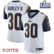 Молодежная Новая высококачественная Джерси в стиле Лос-Анжелес Тодд Герли Рэмс Super Bowl LIII Bound