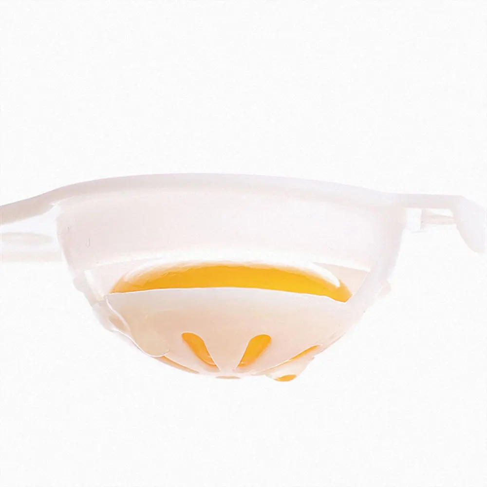 Silicone World Egg Liquid Filter Egg White Yolk Separator Baking Cooking Kitchen Tool Hand Divider Sieve Seperator