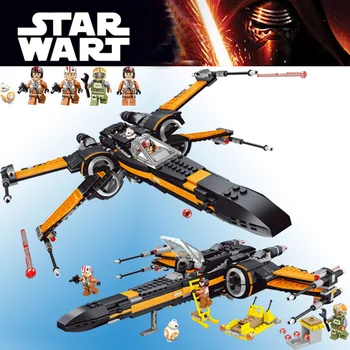 

lepining Star Wars Poe's X-Wing Hunter Hunting Toy Compatible Building Block Toy Boy Gift