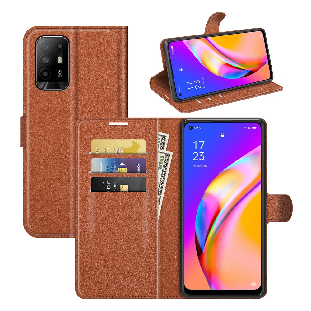 Haninsuze Cover per Oppo A54 5G / A74 5G, Custodia Interno TPU Antiurto Portafoglio con Disegni [schede Fessura] [Supporto Stand] Cover Libro in PU Pelle (Foresta