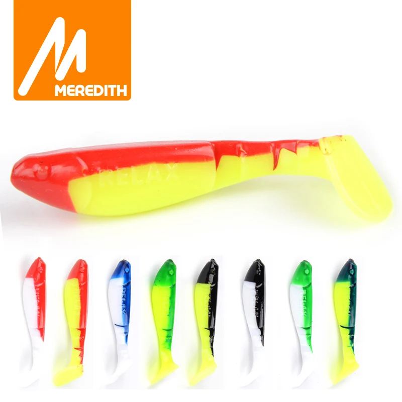 Мягкие приманки для рыбалки MEREDITH, 8 шт., расслабляющие, копыто 7 см, 4,5 г, пластиковые джиг головки, щука, приманки для рыбалки, мягкие приманки|Наживки| | АлиЭкспресс
