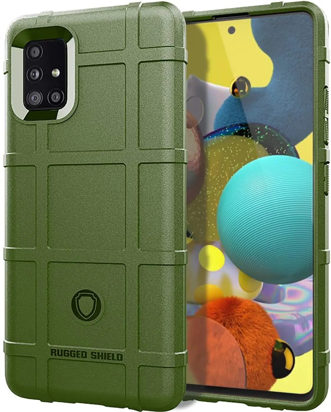 Для Samsung Galaxy A02S сверхпрочный ударопрочный защитный чехол в Военном Стиле