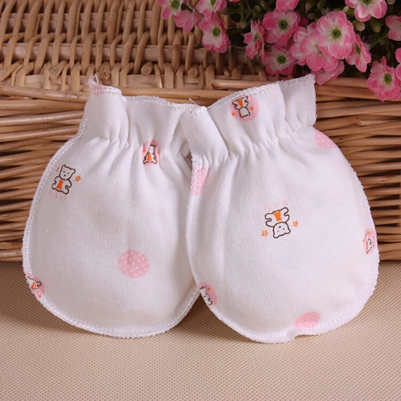 

2pcs Baby Gloves Anti Scratch Face Hand Guards Protection Soft Newborn Mitten