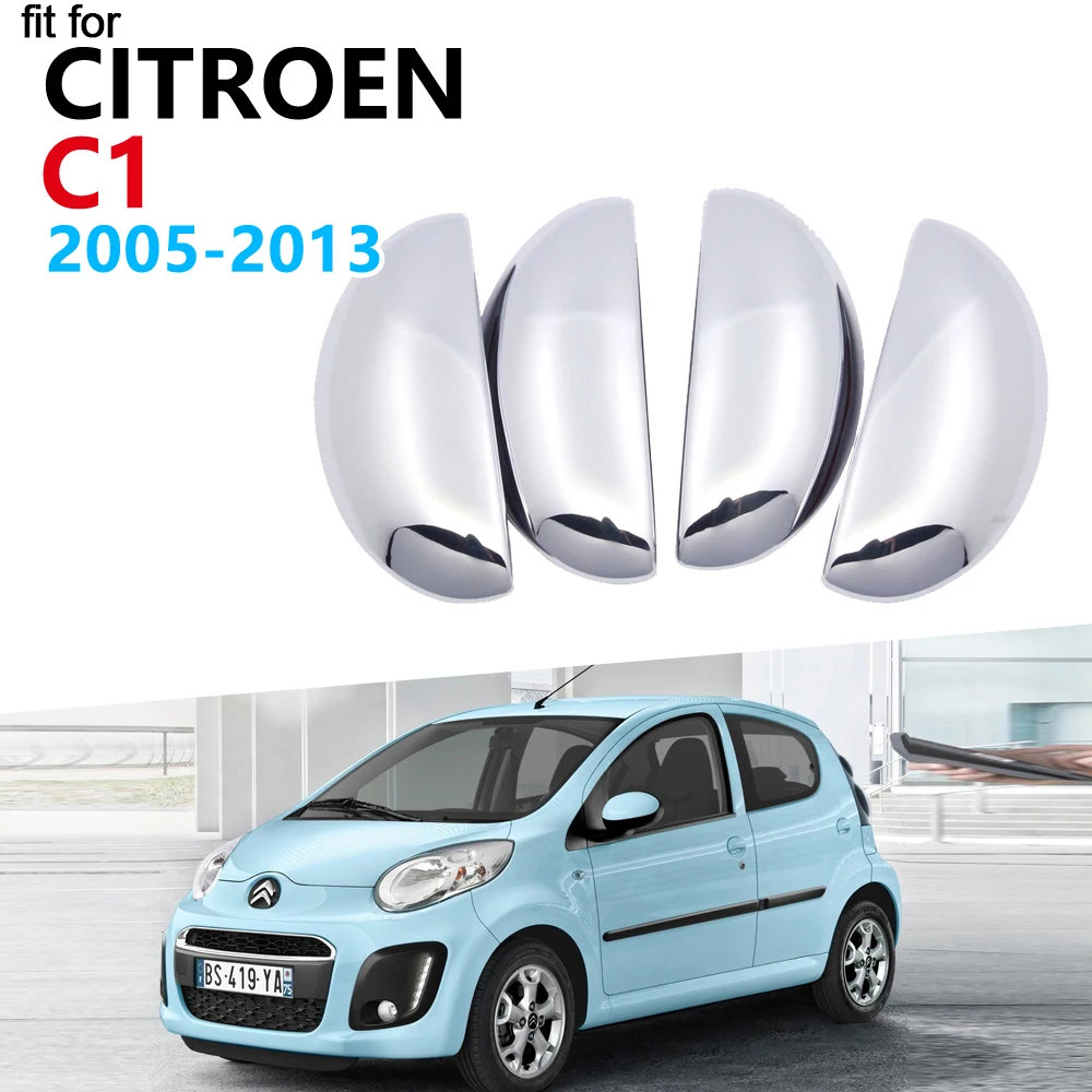 Роскошная хромированная накладка на дверную ручку комплект отделки для Citroen C1 MK1