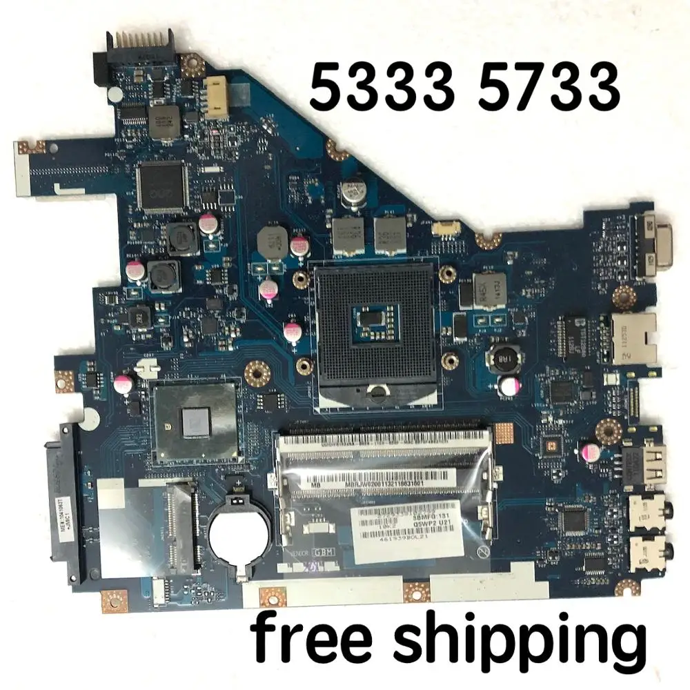 Материнская плата MBRJW02001 для ноутбука ACER 5333 5733 PEW71 LA-6582P 100% протестирована