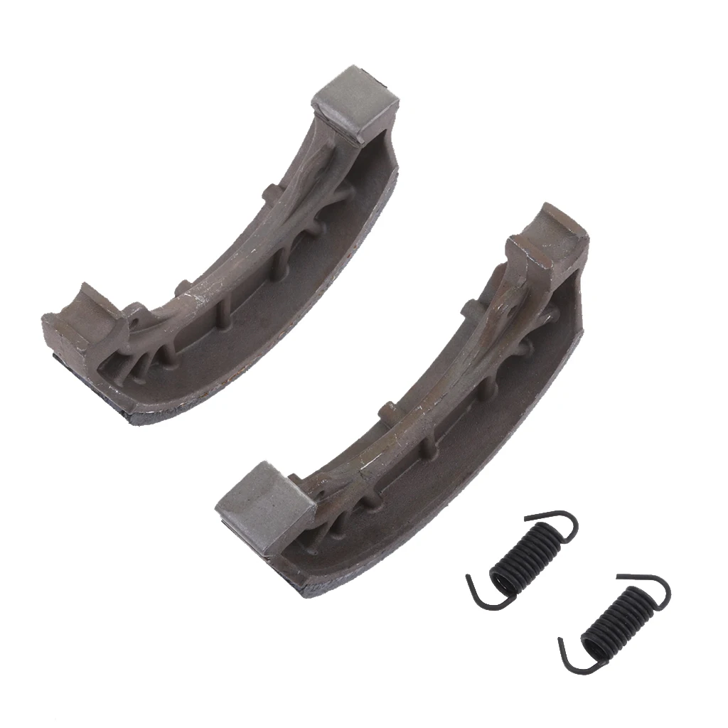 Gray Motorbike Rear Wheel Brake Shoes Kit Pad Fits Yamaha PEEWEE 80 2010 2011 2012 2013