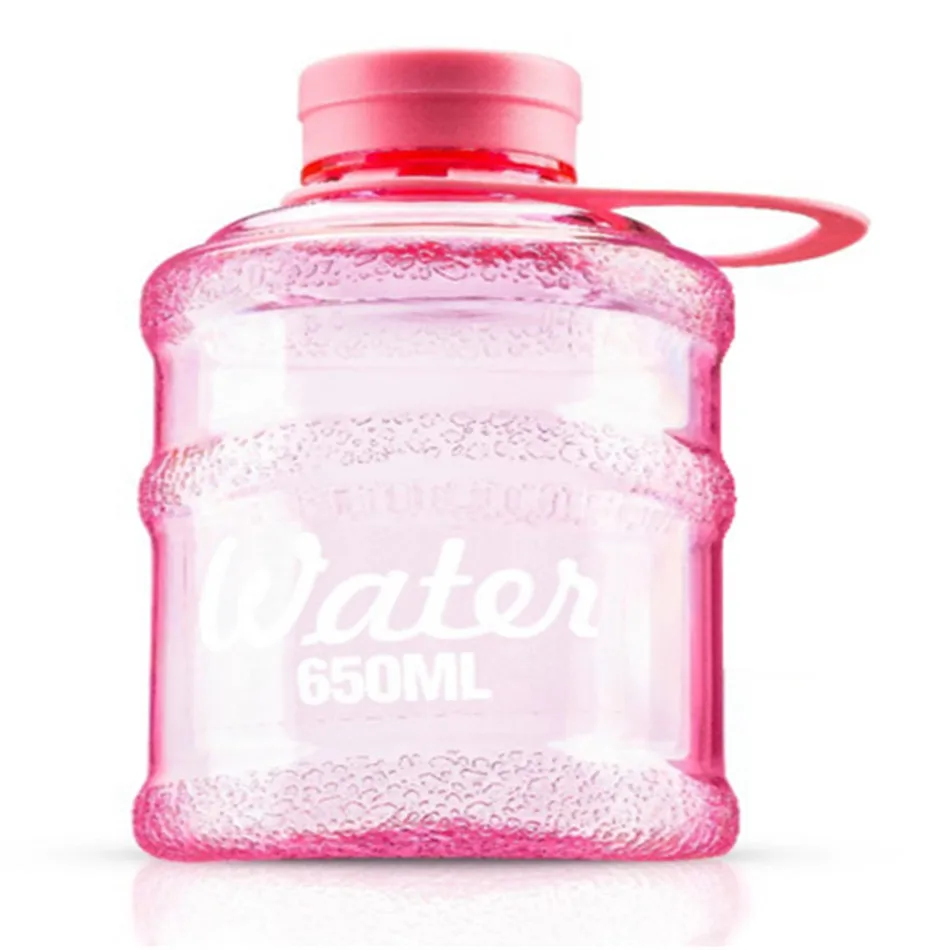 Creative Mini Bucket Water Bottle Barreled Water Dispenser Bottles Readily Creative Bucket Traveling Sports Plastic Cute Kettle  (10)