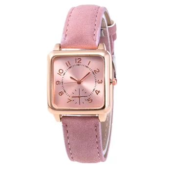 

Women Watches 2020 Luxury Brand Square Dial Quartz Watch Women Fashion Casual Leather Wrist Watch Female Clock Relogio Feminino
