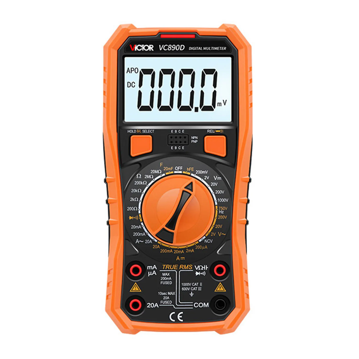 Цифровой Мультиметр VICTOR VC890D VC890C + VC890E, Тестер Емкости.