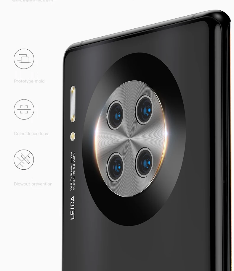 Защитная пленка для объектива камеры для huawei mate 30 pro, стеклянная металлическая настоящая камера Защитная крышка для huawei mate 30 lite крышка объектива