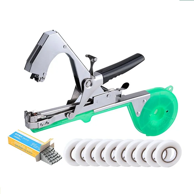 Növényi Kerti Tapetools Kötőanyag Köröm Tapenáló Virág Zöldségkötési Ág Gép Szőlő Tűzőszerkezet - Image 5
