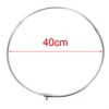 Fishing Net Head Stainless Steel Fishing Folding Net Brail Head Round Dipnet Tackle Accessory HOT 35/40/45/50cm Sizes 5