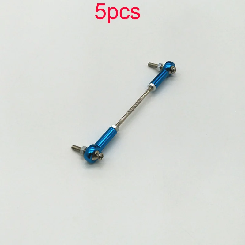 5PCS RC DIY Car M3 Ball Head Buckle Pushrod Assembly Connecting Metal Linkage Rod End with Screw Hole Distance 35-40mm 310-320mm | Игрушки и