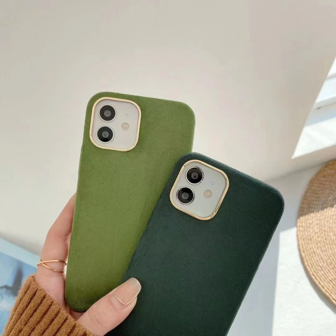 Luxury Warm Suitable For Winter Cashmere Leather Phone Case For iPhone 11 12 13 Pro Max Supercar Interior Business Style Cover Luxury Warm Suitable For Winter Cashmere Leather Phone Case For iPhone 11 12 13 Pro Max Supercar Interior Business Style Cover