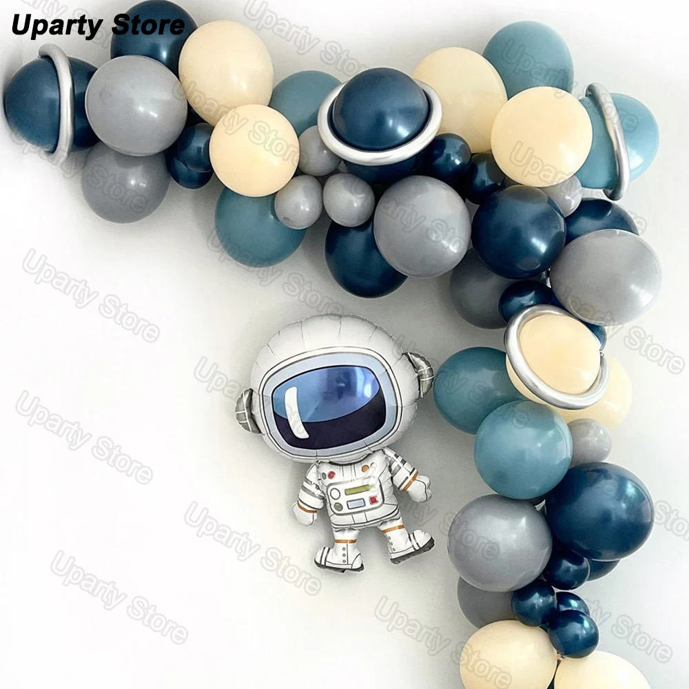 

Набор воздушных шаров в виде астронавта, гирлянда, украшение на тему космического пространства, для дня рождения, праздника в честь Дня рождения ребенка, 68 шт.