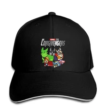 corgivengers corgi avengers endgame dog version snapback hat Peaked