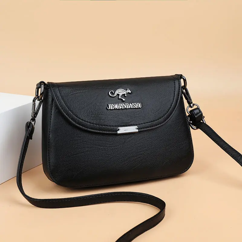 Solid Color Small Bags For Women Vintage Casual Soft PU Leather Flap Shoulder  Crossbody Bag Purses And Handbags bolsas feminina - AliExpress