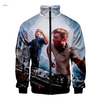 

2019 The Chainsmokers Zipper Jackets Casual Jacket men New Fashion Highstreet Autumn And Spring Clothes Jacket streetwear