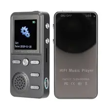 Mp3 серый металлический портативный 1,41 дюймовый ЖК-экран HIFI без потерь MP3 музыкальный видеоплеер аудио mp3