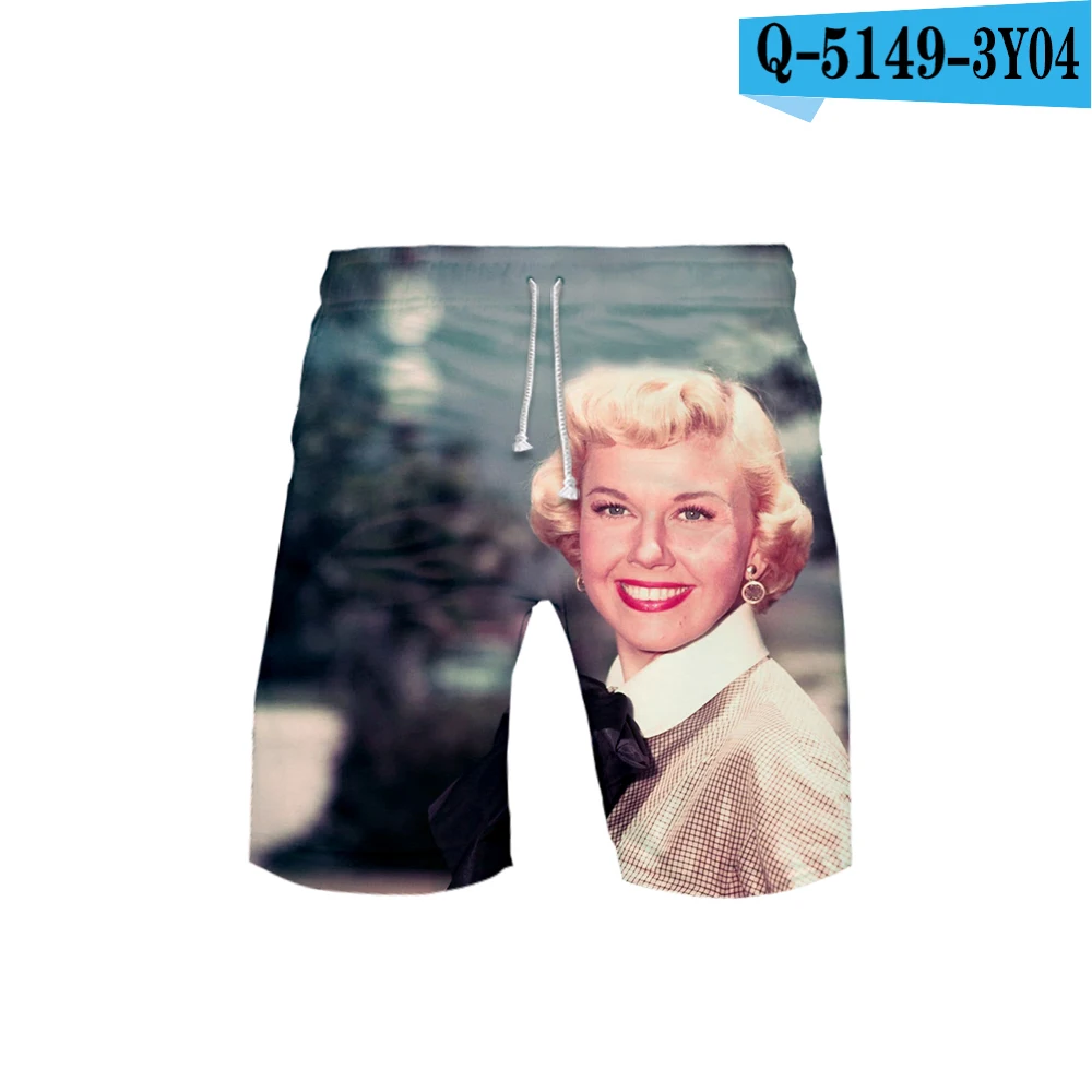 Doris Day 3D стиль летние мужские модные трендовые шорты для отдыха крутые Kpop Популярные уличные летние шорты - Цвет: As shown