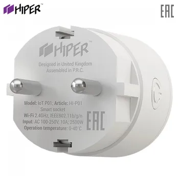 

Electrical Sockets HIPER HI-P01 home improvement electrical equipment supplies smart power socket P01 2500V