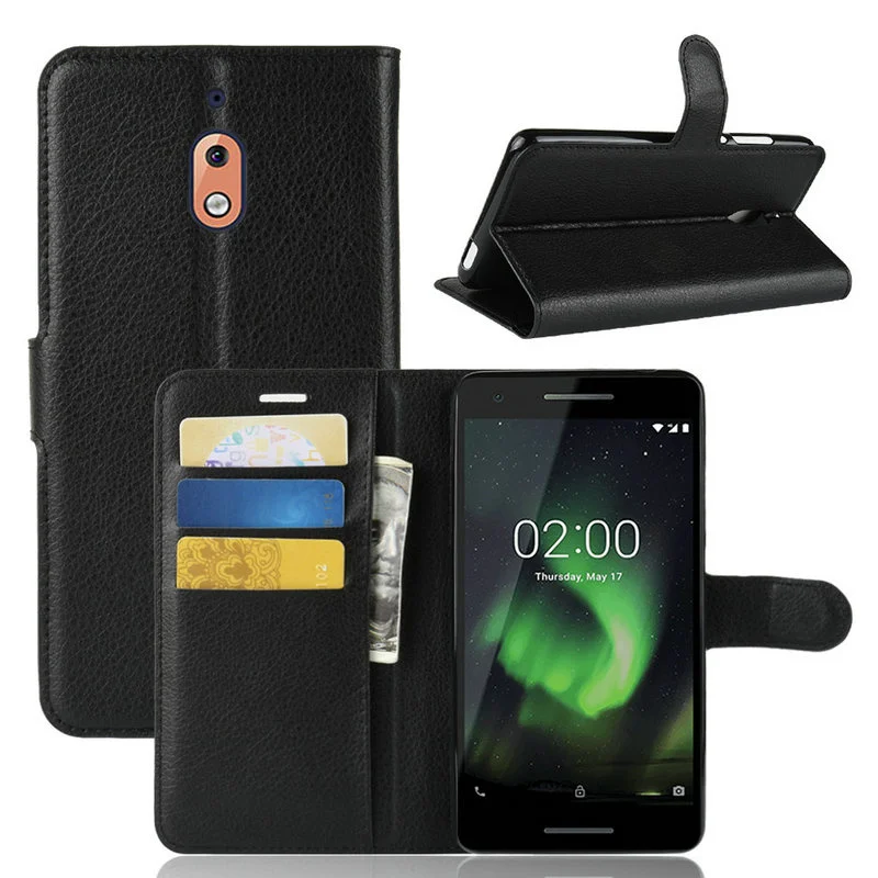Чехол-бумажник для Nokia 2 1 2018 TA-1080 TA-1092 телефонный чехол TA-1029 TA-1035 кожаный