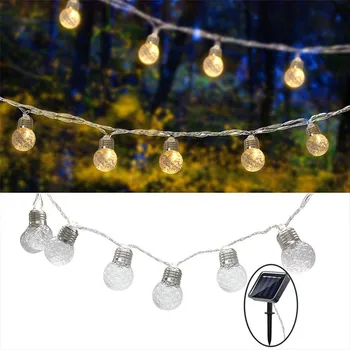 

6M 20LED Solar Light Fairy Garland LED Ball String Lights Waterproof for Christmas Tree Wedding for Home Indoor Decoration
