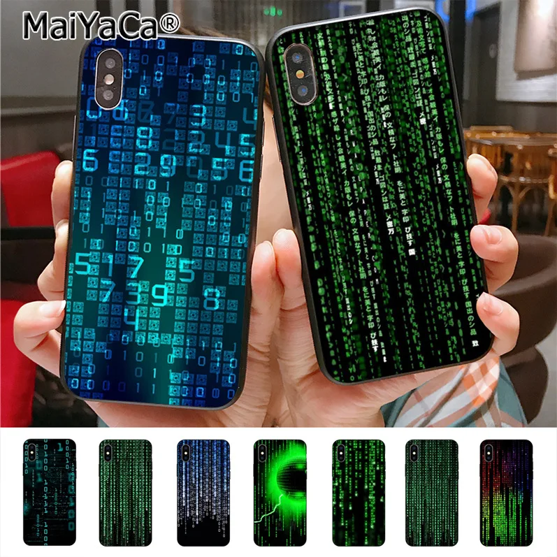

MaiYaCa Matrix mix Mobile Phone Case for iPhone 5s SE 6 6s 7 8 plus X XR XS 11 pro max Samsung Galaxy S6 S7 edge S8 S9 S10 plus