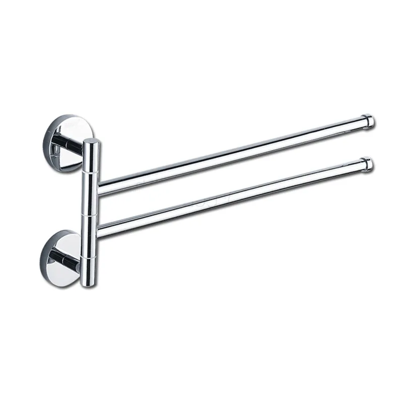

Phone Body Copper Activity Rod Chrome Activity Towel Rack 360-Degree Rotating Towel Bar Bathroom Rack