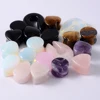 Heart Shape/Teardrop Stone Ear Plug Tunnel Earring Gauges Helix Piercing Ear Stretcher Ear Plugs Body Piercing Jewelry 6mm-25mm ► Photo 3/6