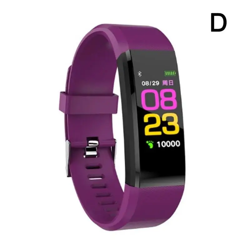 115plus Waterproof Smart Band Health Bracelet Heart Rate Blood Pressure Fitness Tracker for Smartband Wristband Smart Watch