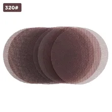 Disques de ponçage à mailles, 5 pouces, 15 pièces, boucles et crochets abrasifs, Anti blocage, papier de verre tranchant