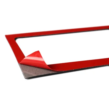 

Button Frame Multifunction Carbon Fiber Cover Interior Decorative Durable Easy Install Car Sticker Styling Accessories For Land