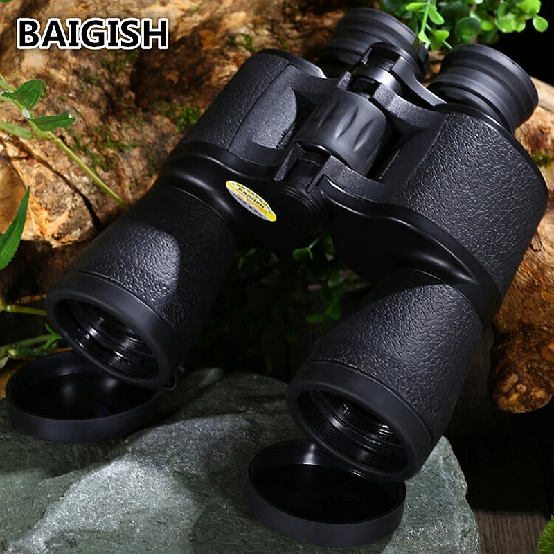 Русский Hd бинокль Baigish 20x50 мощный военный мощный для охоты на открытом воздухе оптический Lll ночное видение фиксированный зум кемпинг