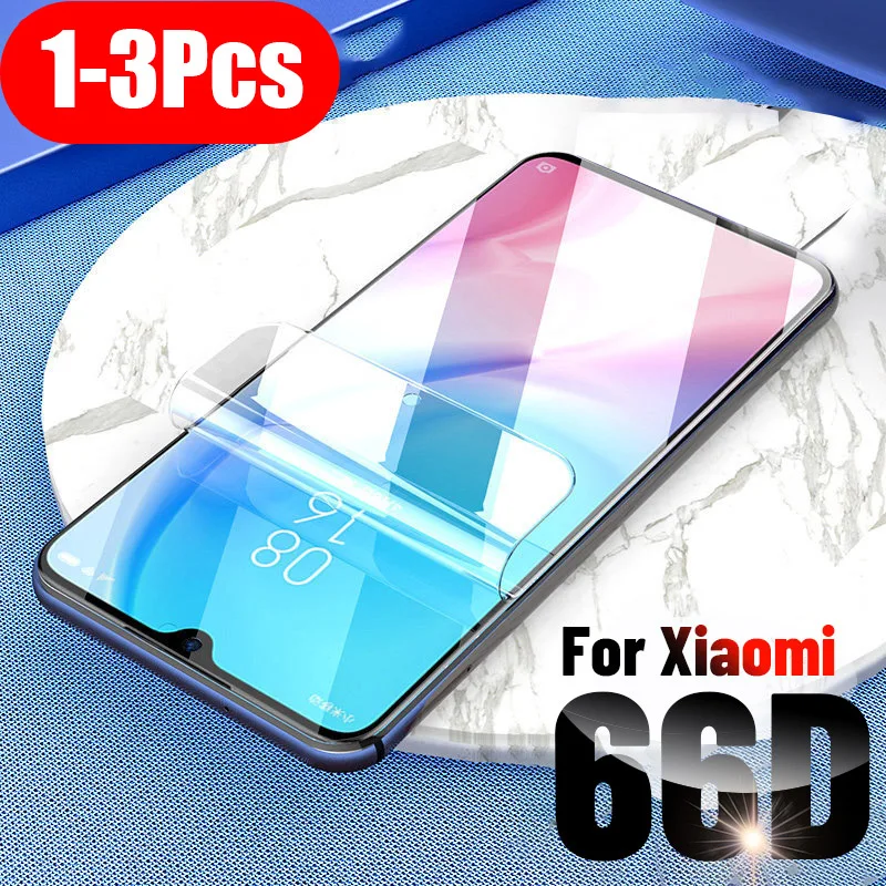 3 шт. Гидрогелевая пленка 600D для Xiaomi Redmi 7A 7 Y3 Note 7s K20 Pro защитный чехол защитной