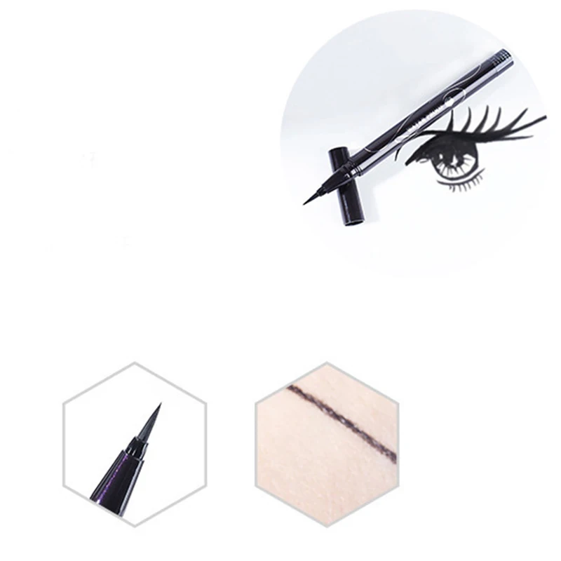 Black Liquid Eyeliner Eye Make Up Super Waterproof Long Lasting Eye Liner Easy to Wear Eyes Makeup Cosmetics Tools