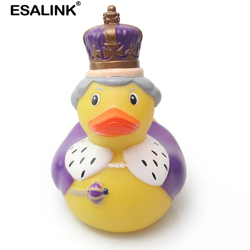 ESALINK фигурки для детей коллекционные игрушки короны королева резиновая утка