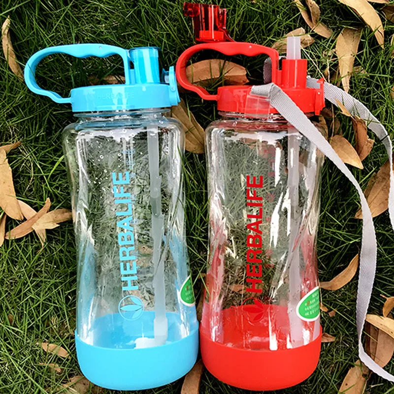 Оптовая цена емкость 2000 мл 2 л Herbalife nutrition 24Fit соломенная бутылка для воды