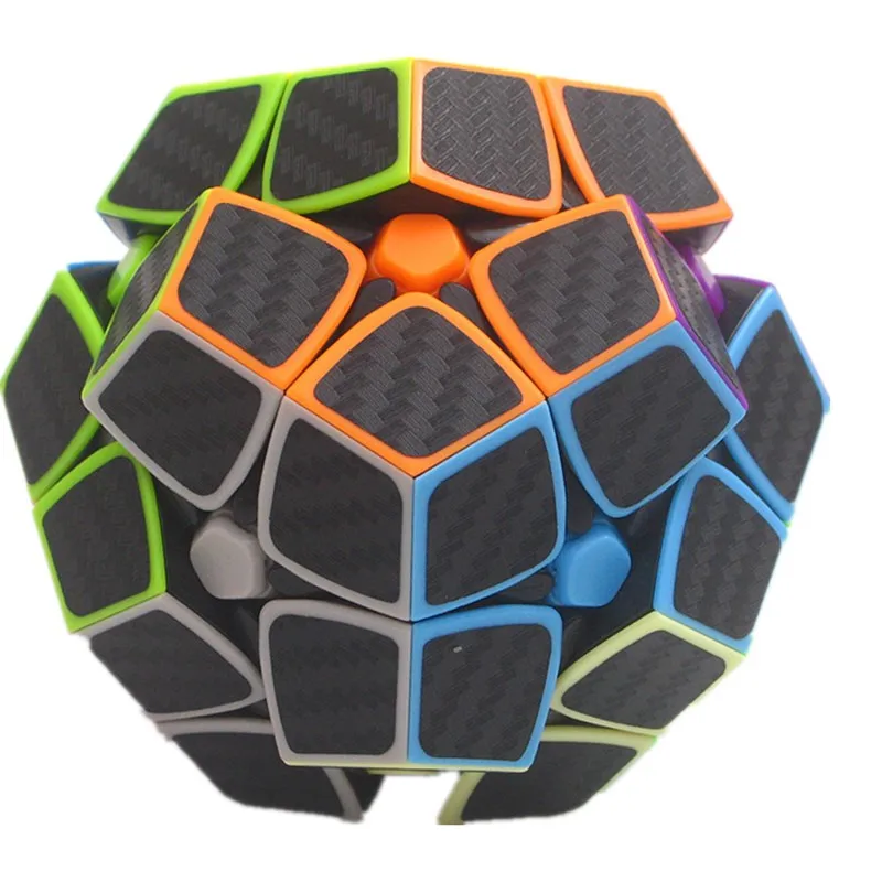 Zcube Megaminx, углеродное волокно, 2x2x2, безопасный АБС-пластик, развивающий Интеллектуальный магический куб, скоростной головоломка, куб, 2x2, детские игрушки, подарок