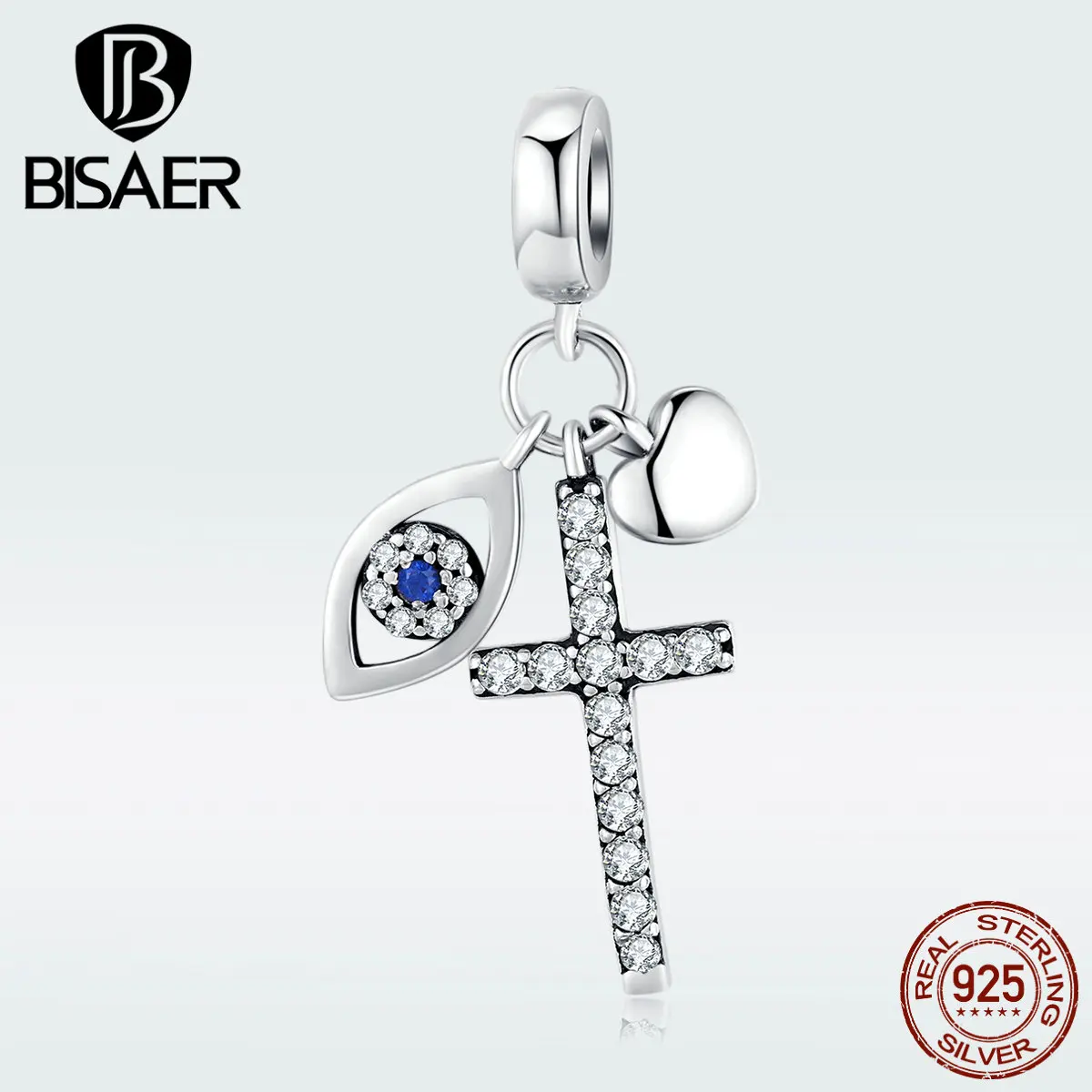 BISAER блестящие Сакура ослепительные серьги-гвоздики 925 пробы серебро CZ серьги для женщин элегантные Ювелирные изделия Подарки для девочек HSC1327